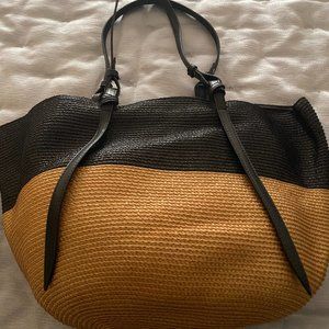 Black & Golden Tan BEACH/POOL/TRAVEL Bag NEW